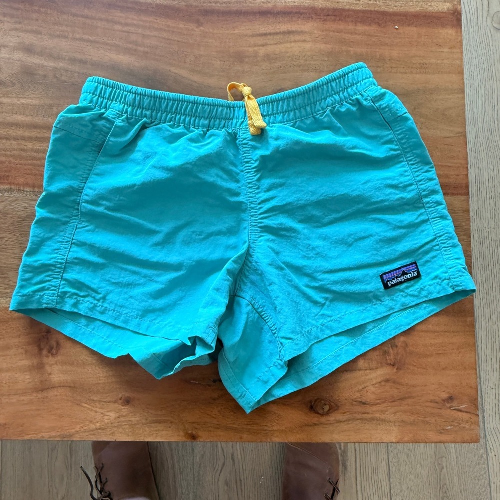 Patagonia‎ Kids Subtidal Blue Baggies Shorts Size L